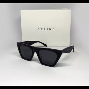 Authentic Celine cL 41468 edge black sunglasses